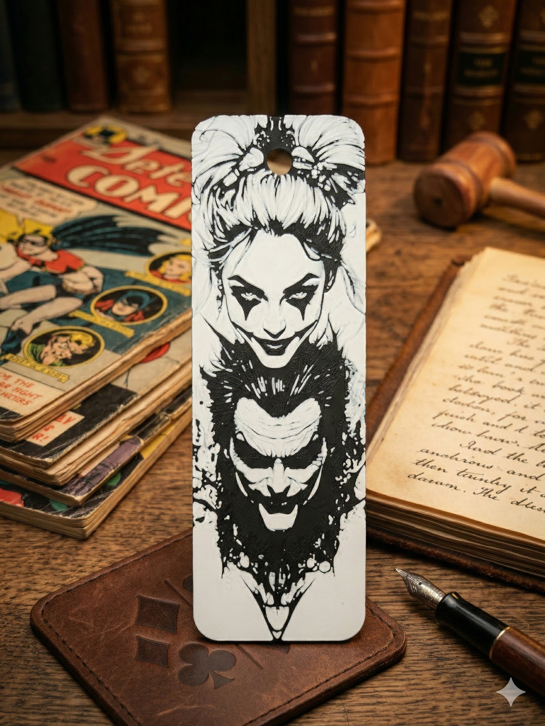 3'lü Kitap Ayracı Seti - Harley & Joker Özel Seri