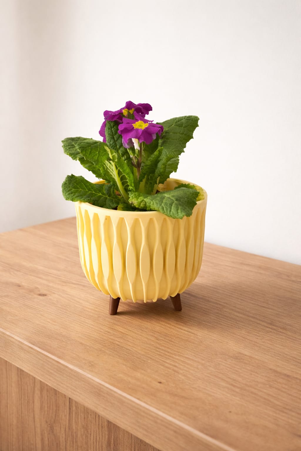 Modern Geometrik "Smart-Drenaj" Ayaklı Saksı | 3D Tasarım