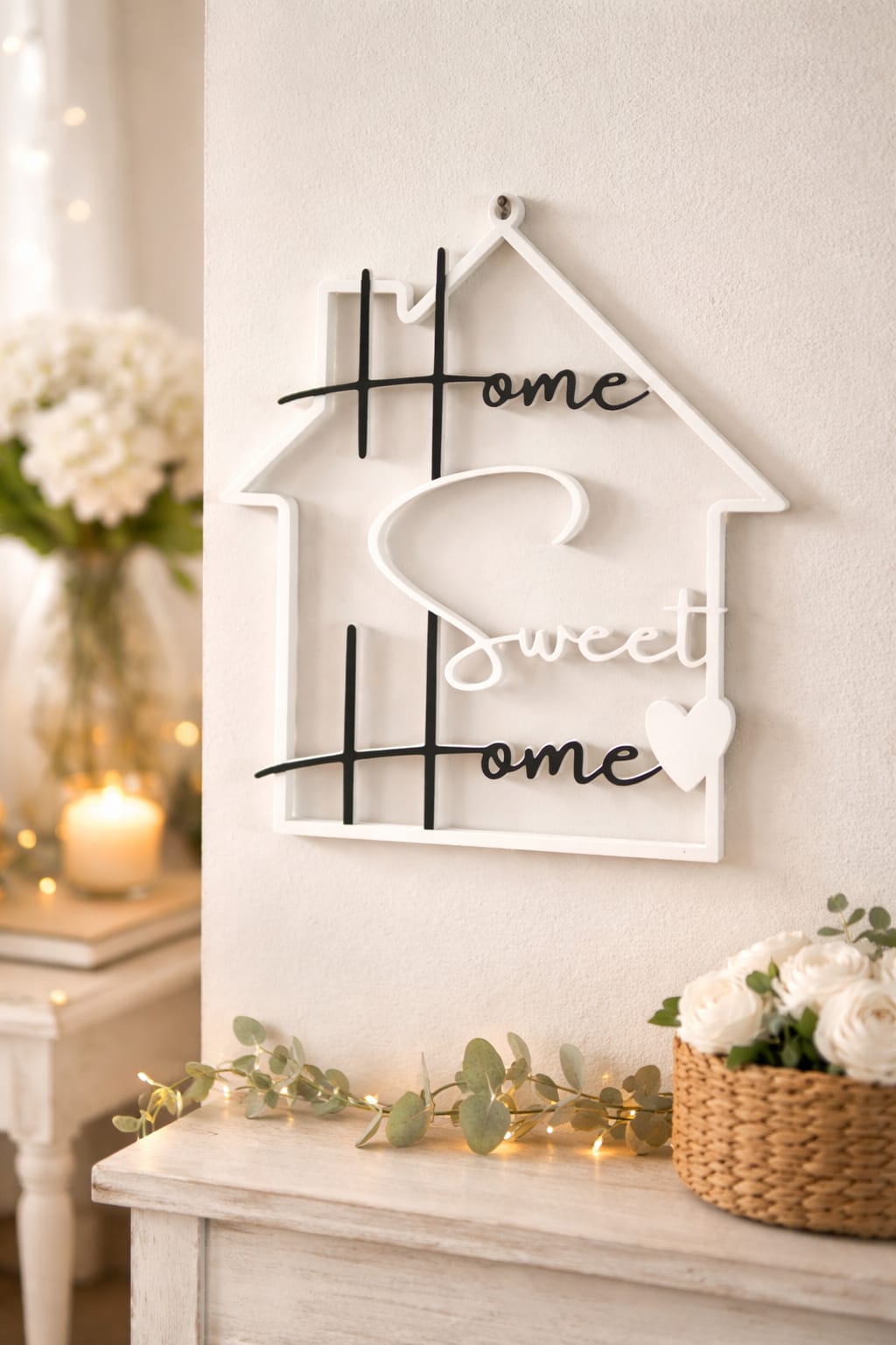 Home Sweet Home - Modern Duvar Dekoru