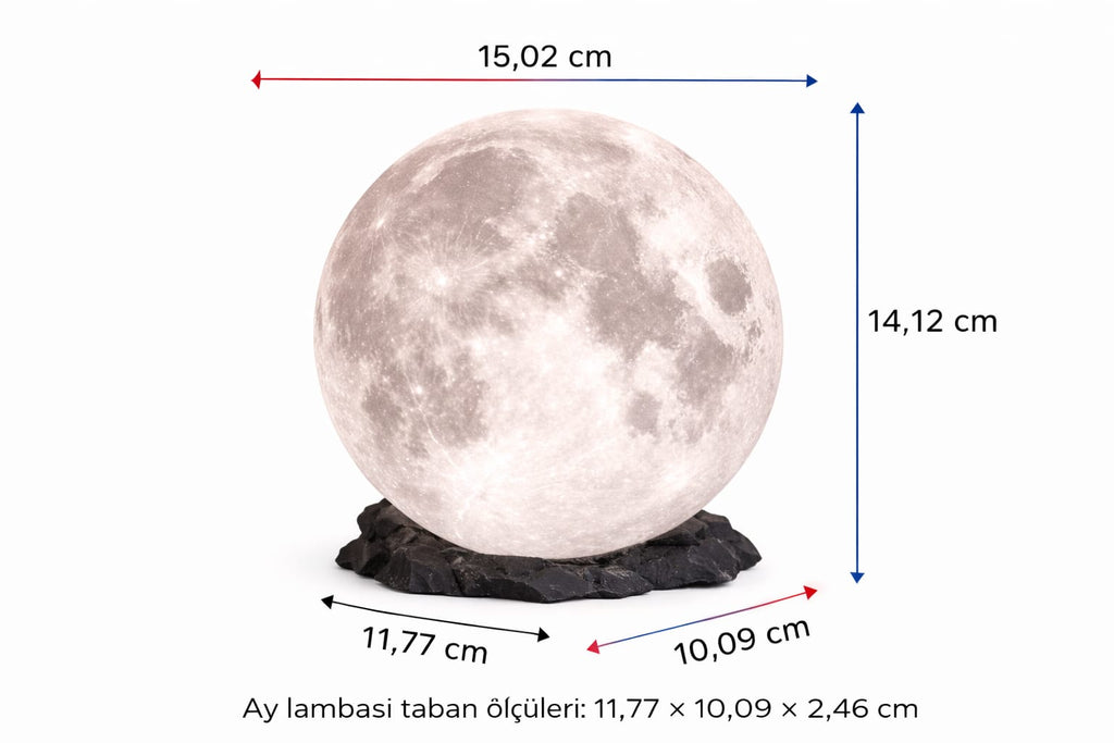 Dekoratif Ay Gece Lambası
